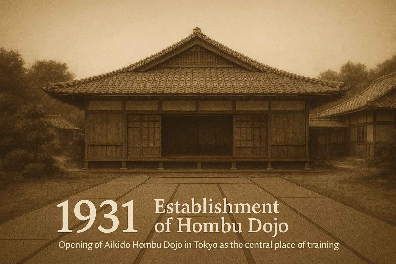Establishment of Hombu Dojo